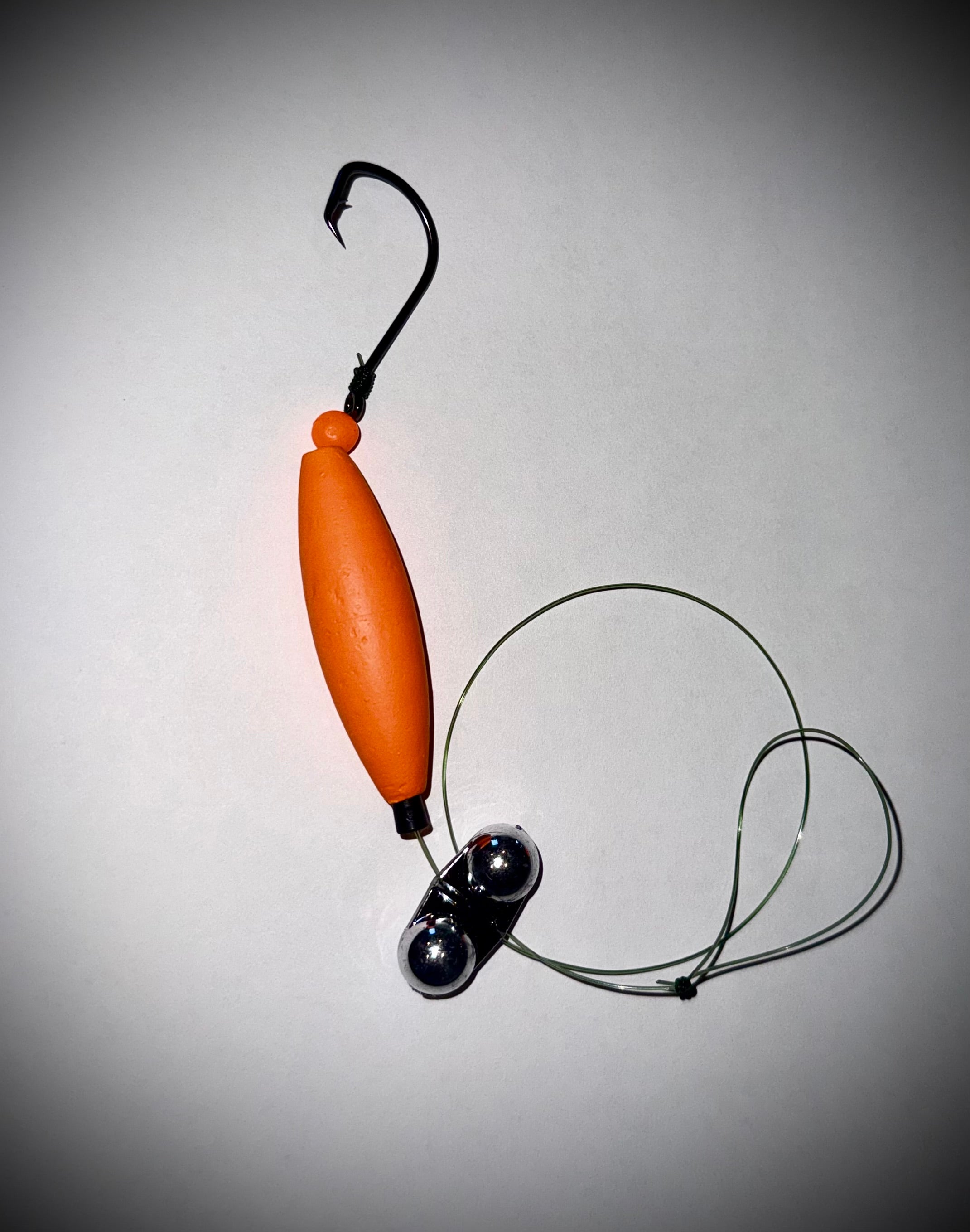 MrFathead Cut Bait Mud Knocker Rig 18” 40 lb 6/0 circle hook 2.5 Bait Float
