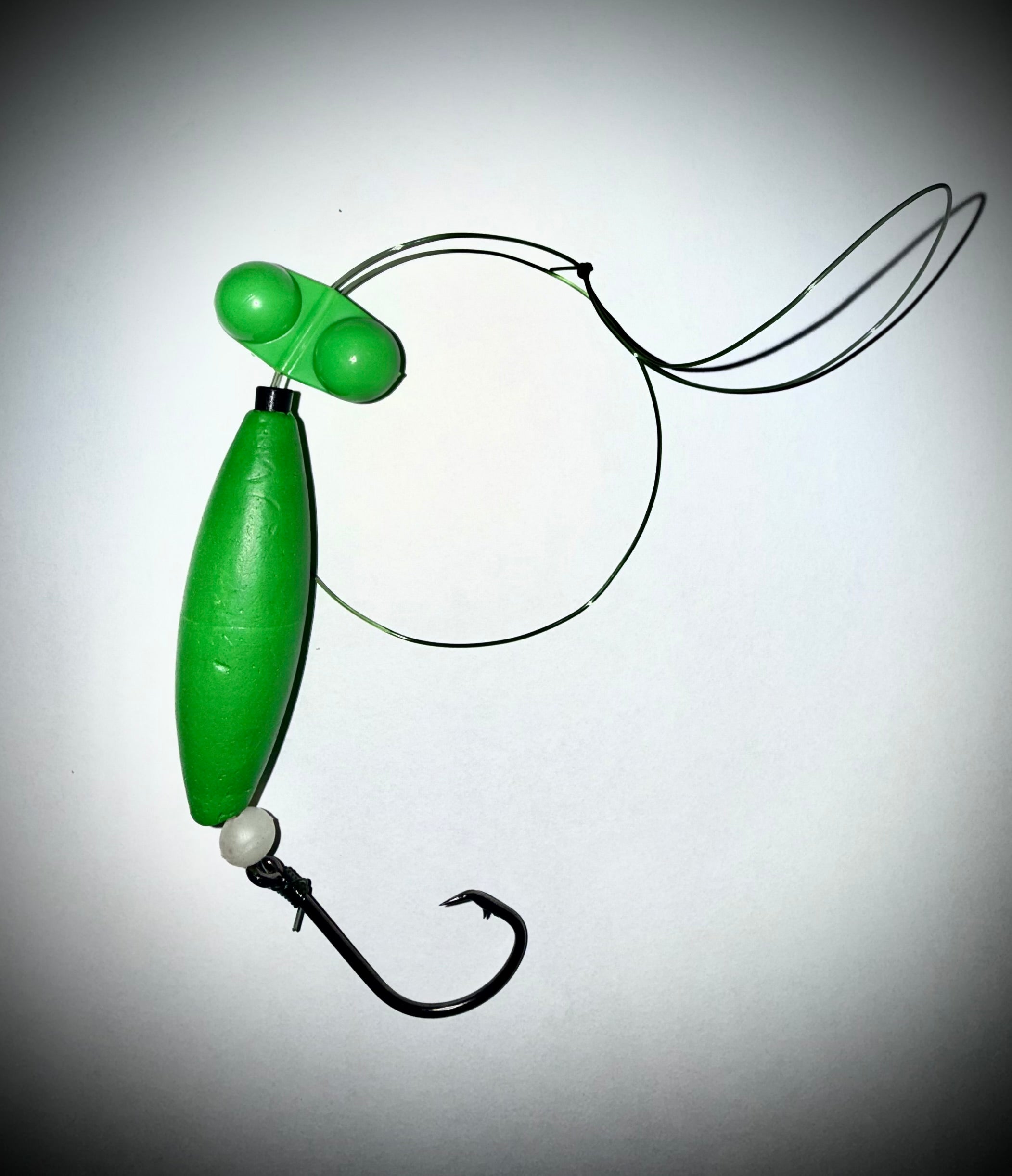 MrFathead Cut Bait Mud Knocker Rig 18” 40 lb 6/0 circle hook 2.5 Bait Float