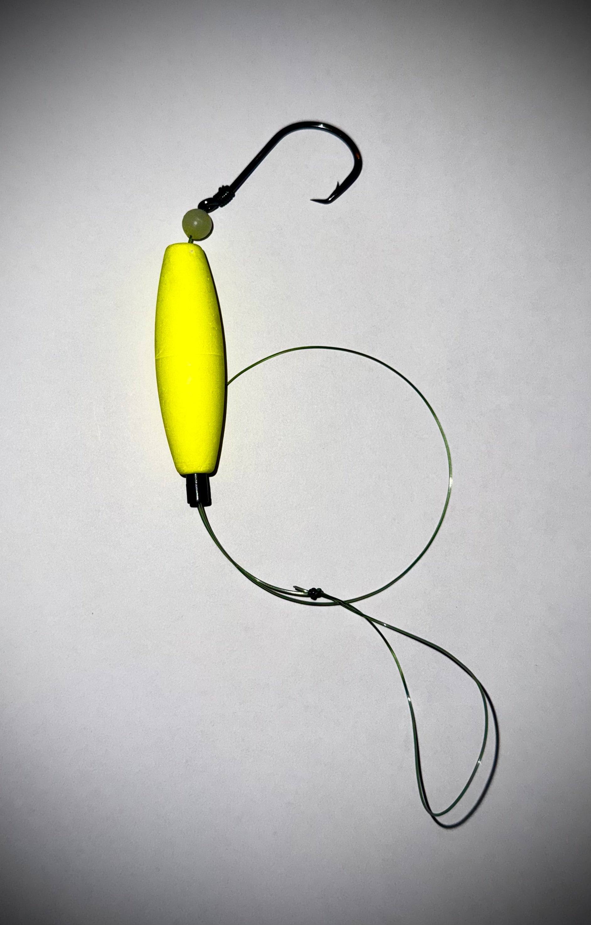 MrFathead Cut Bait Rig 18” 40 lb 6/0 hook 2.5” bait float
