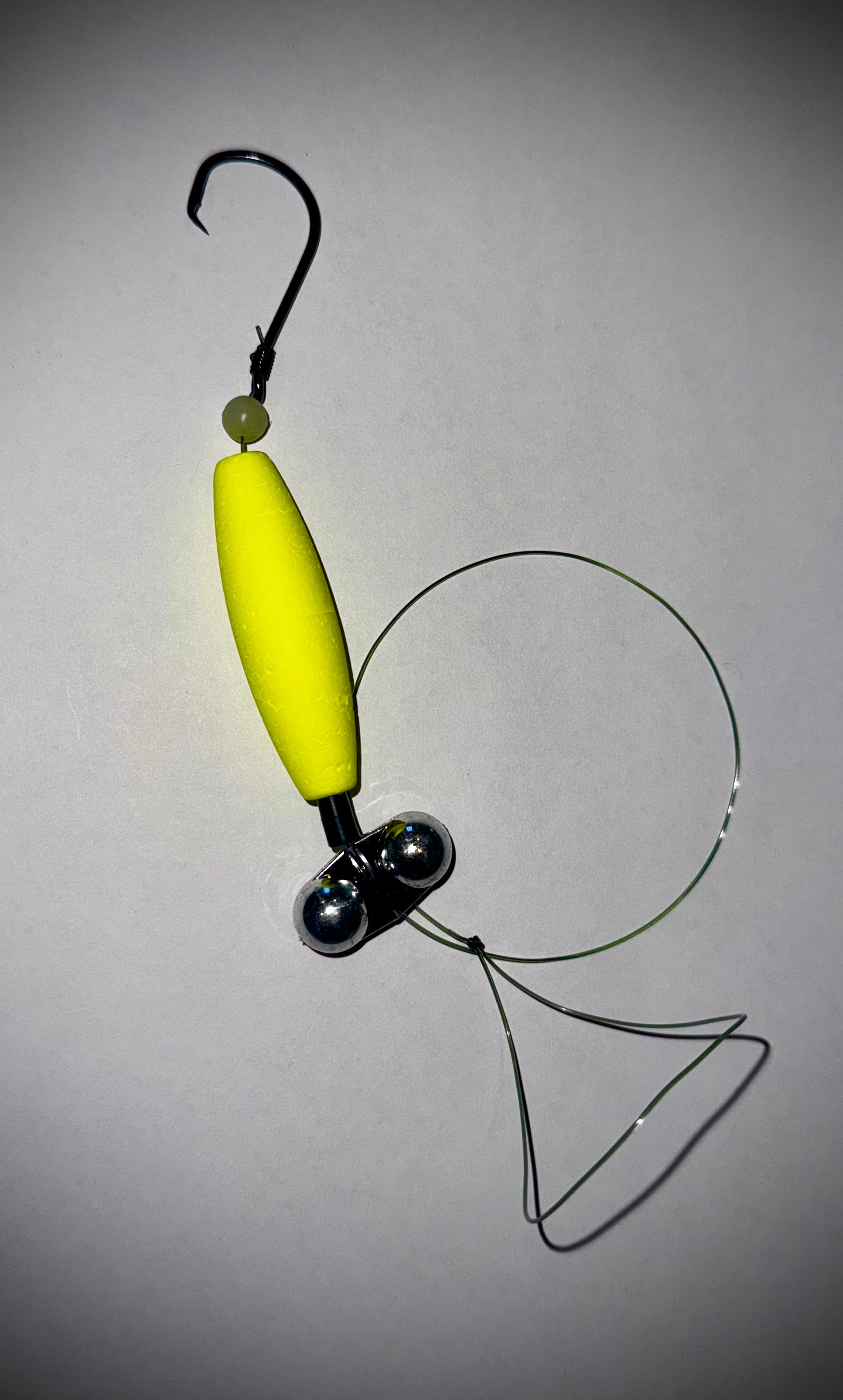 Mr Fathead Cut Bait Mud Knocker Rig 18” 40 lb 6/0 circle hook 2.5 Bait Float